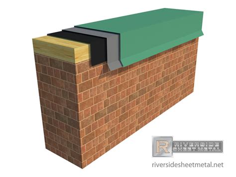 Parapet Wall Coping Cap - Copper, Aluminum, Radius and More