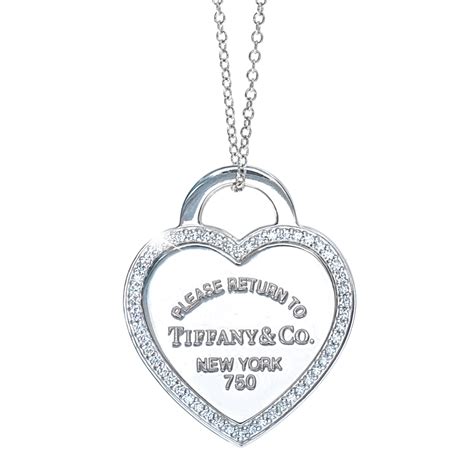 Vintage Tiffany & Co. Return to Tiffany Heart Tag Necklace
