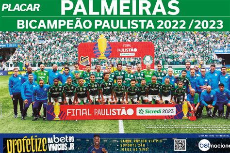 PLACAR lança pôster do Palmeiras, campeão paulista de 2023 - Placar