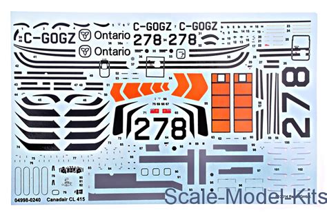 Revell - Canadair CL-415 - plastic scale model kit in 1:72 scale ...