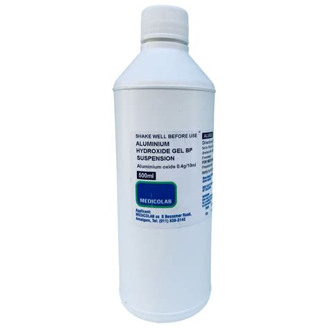 Aluminium Hydroxide Gel 500ml | Shop Today. Get it Tomorrow! | takealot.com