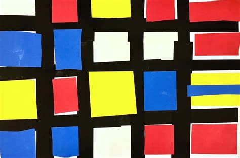 Art at Hosmer: Abstract Paintings with Primary Colors