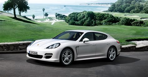 2011 White Porsche Panamera Diesel wallpapers