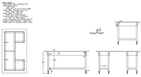 Welding table, Table design, Design