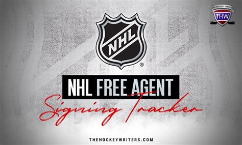 2020 NHL Free Agent Signing Tracker - The Hockey Writers - Free Agents ...