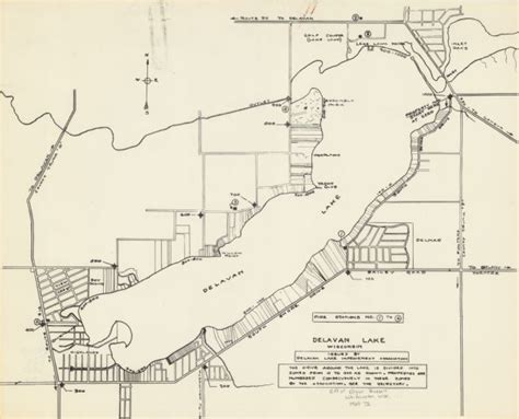 Delavan Lake, Wisconsin | Map or Atlas | Wisconsin Historical Society