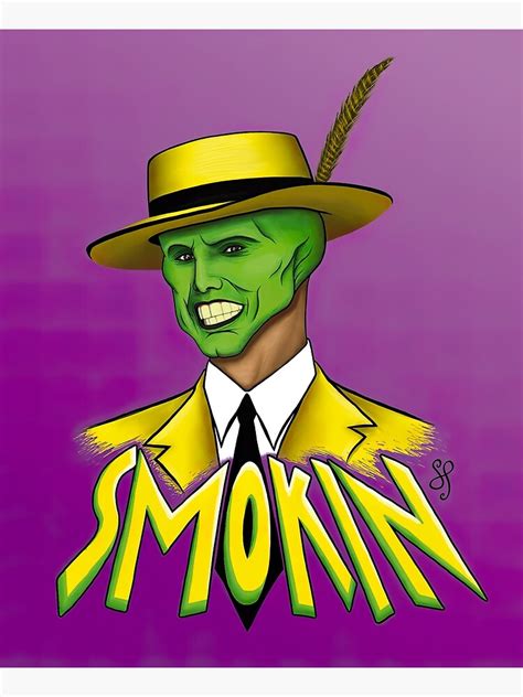 "The Mask Cartoon" Poster for Sale by simpaint | Redbubble