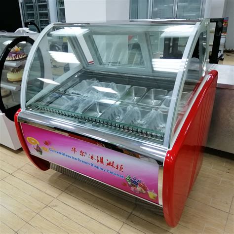 Gelato Ice Cream Freezer Ice Cream Display Freezer - China Ice Cream Gelato Showcase and Ice ...