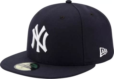 New Era Men's New York Yankees 59Fifty Game Navy Authentic Hat | Dick's ...