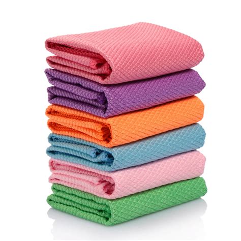 1PC 30 * 40CM Water Absorbable Glass Kitchen Cleaning Cloth Wipes Table Window Cleaning Rags ...