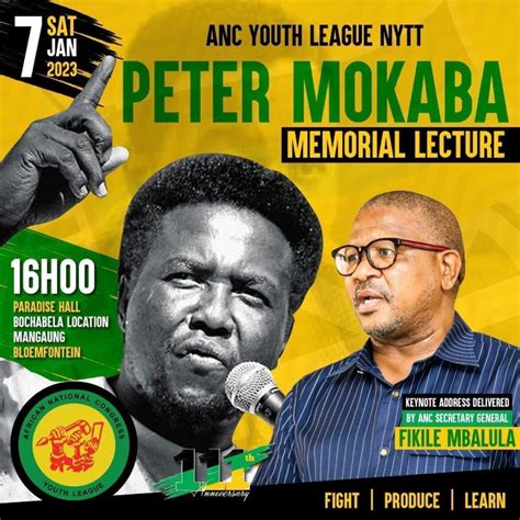 WATCH| Fikile Mbalula addressing the ANCYL Free State Peter Mokaba ...