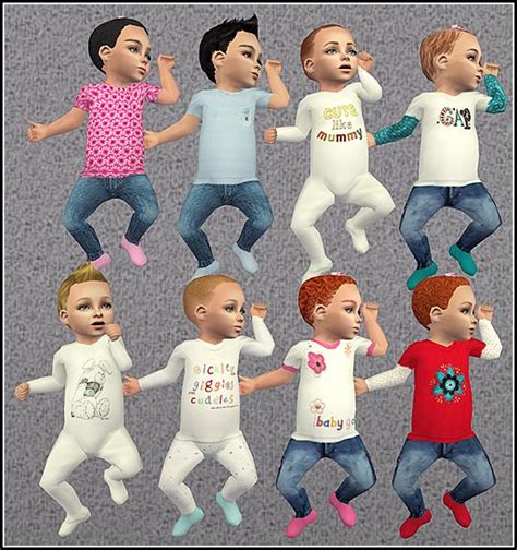 Baby outfits - Gap and requests - reg req for access | Sims baby, Sims 4 toddler, Sims 4 cc kids ...