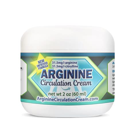 L-Arginine Cream for Improved Blood Circulation