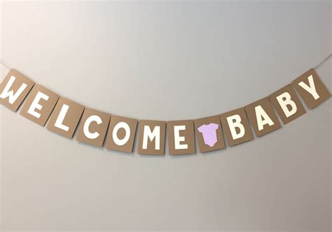 welcome baby banner, welcome home banner, baby banner, baby shower banner, new baby banner, baby ...