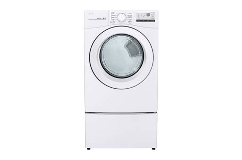 LG 7.4 cu. ft. Ultra Large Capacity Electric Dryer (DLE3400W) | LG USA