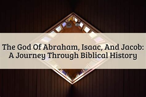 Revealing The Divine God Of Abraham Isaac and Jacob (2024)