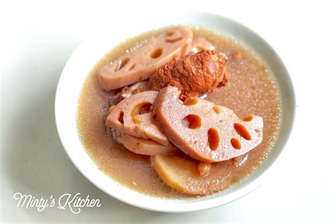 Minty's Kitchen: Lotus Root Soup