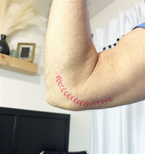 20+ Baseball Stitch Tattoo Ideas You Will Love!