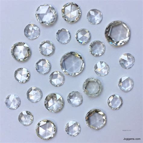 Rose Cut Diamond - Natural Loose Rose Cut Diamonds antique,Oval, Pear