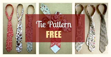 41+ Printable Mens Tie Sewing Patterns Free - MagdalenaHania