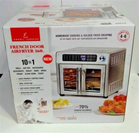 New Emeril Lagasse French Door Air Fryer 360 ELFD-360 752356835682 | eBay