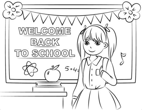 Welcome To First Grade Coloring Page Coloring Pages