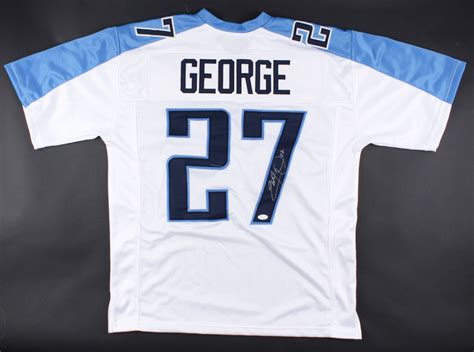 Eddie George Signed Titans Jersey (JSA COA) | Pristine Auction