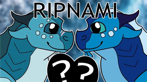 Drawing Ripnami (Riptide x Tsunami) Dragonets! Wings of Fire - YouTube