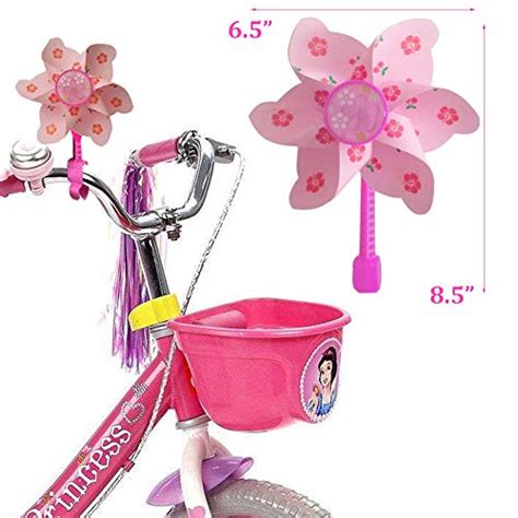 MeiMeiDa Bike Accessories for Kids Girls Bike Bicycle Decorations Including Pink Bike Handlebar ...