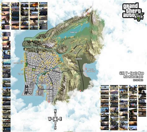 GTA 5 Fans Attempt To Piece Together Map of Los Santos Based on Screenshots - Gameranx