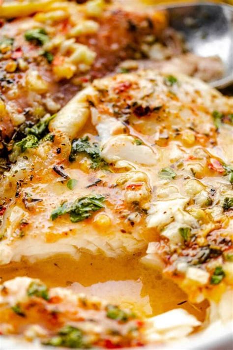 Garlic Butter Oven Baked Tilapia Recipe | Diethood