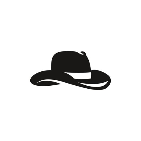 Western Cowboy Hat silhouette vector illustration 6753259 Vector Art at ...