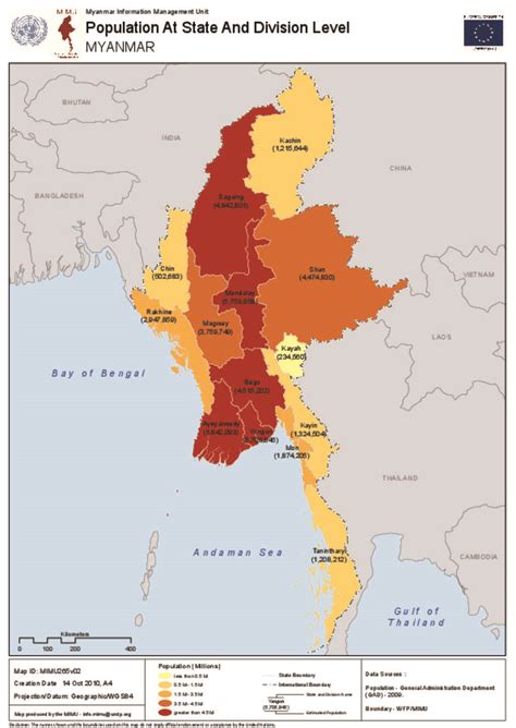 Document - Administrative Map - Myanmar Population at State and ...