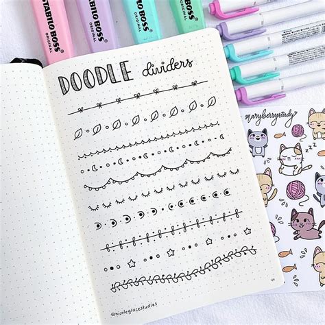 New divider ideas for your study notes/bullet journal ⭐️ QOT | Bullet journal dividers, Bullet ...