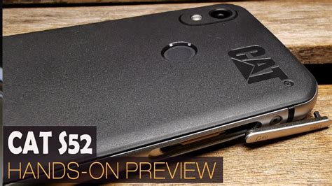 CAT S52 Hands-On Review (Rugged Android Phone) - YouTube