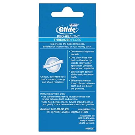 Oral-B Glide Pro-Health Threader Floss 30 Count - Tanga