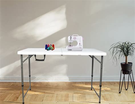 Buy Go-Trio Folding Tables 4 Foot Lightweight, Foldable Table ...
