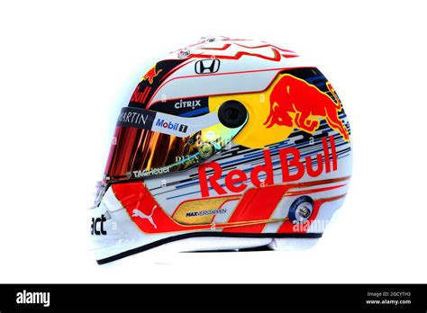 The helmet of max verstappen Cut Out Stock Images & Pictures - Alamy