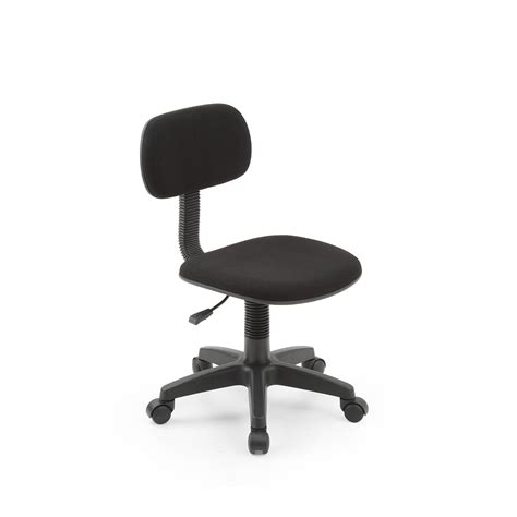 Hodedah Armless, Adjustable, Swiveling Kids Desk Chair, Black - Walmart.com