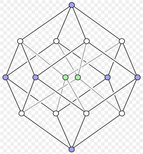 Tesseract Geometry Hypercube Four-dimensional Space Wikipedia, PNG, 2000x2167px, Tesseract, Area ...