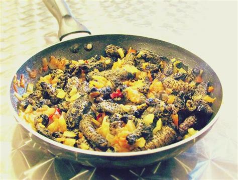 AAA Kitchen Recipes: Mopani Worms in Hot Chilli Sauce | 1Africa