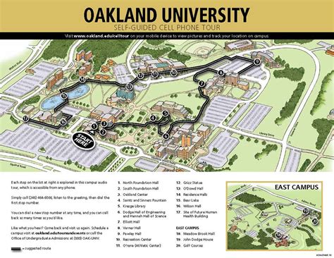 Oakland University Map