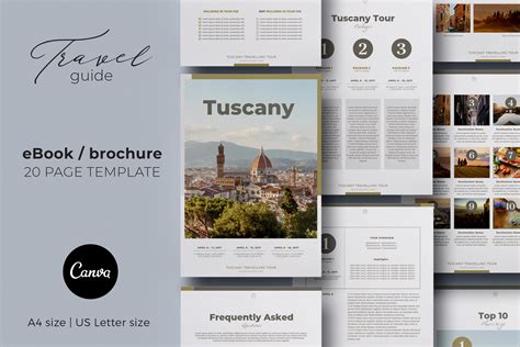 Canva eBook / Brochure Travel Guide :: Behance