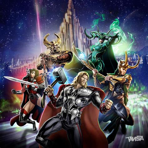 Asgardian Team #MarvelStrikeForce : r/Marvel