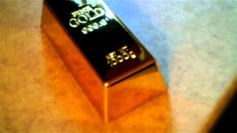 1000g gold Bar is it real? - YouTube