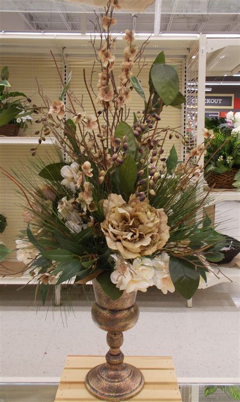 Tall Winter Vase sherrie 2016 | Church flower arrangements, Large floral arrangements, Tall ...