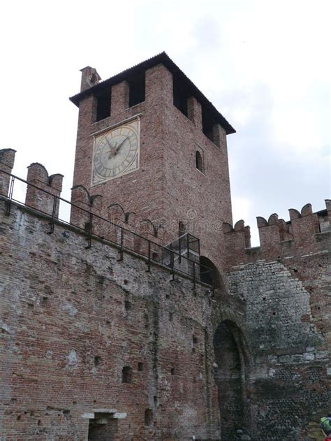 Castle Vecchio or Old Castle in Verona in Italy Stock Photo - Image of ...