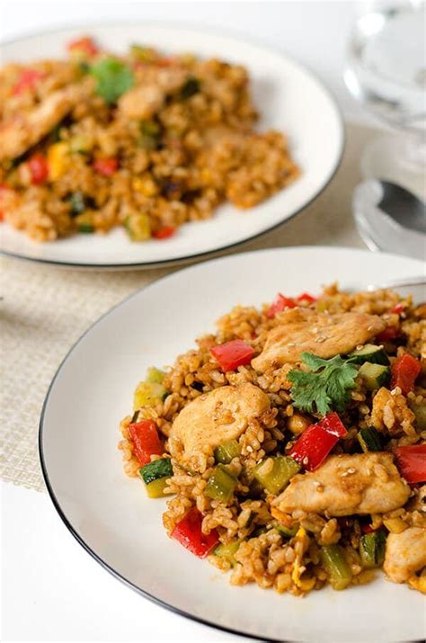 Thai Curry Chicken Fried Rice - Omnivore's Cookbook