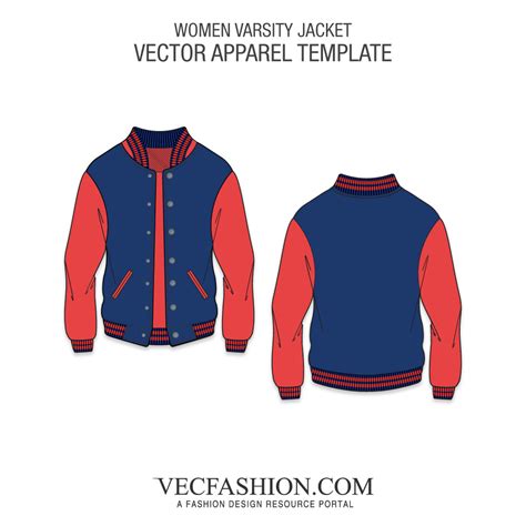 Varsity Jacket Template Vector at Vectorified.com | Collection of Varsity Jacket Template Vector ...