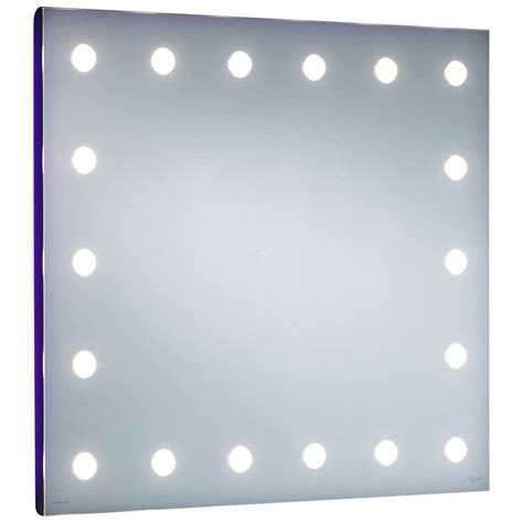 Circle Wall Mirror with LED Light For Sale at 1stDibs